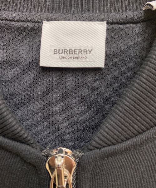BURBERRY（バーバリー）BURBERRY (バーバリー) Logo Patch Bomber jacket ブラック サイズ:Mの古着・服飾アイテム