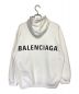 BALENCIAGA（バレンシアガ）の古着「バックロゴプリントプルオーバーパーカー」｜ホワイト