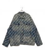 BALENCIAGAバレンシアガ）の古着「ALLOVER LOGO OVERSIZED JACKET」