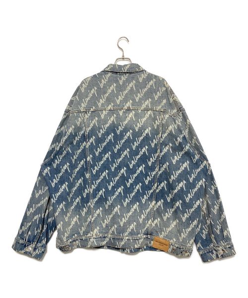 BALENCIAGA（バレンシアガ）BALENCIAGA (バレンシアガ) ALLOVER LOGO OVERSIZED JACKET サイズ:SIZE 3の古着・服飾アイテム