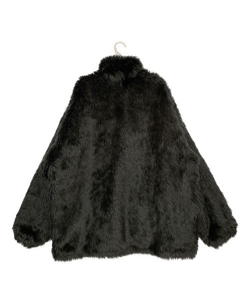 BALENCIAGA（バレンシアガ）BALENCIAGA (バレンシアガ) ZIP UP FAKEFUR JACKET ブラック サイズ:SIZE 44の古着・服飾アイテム
