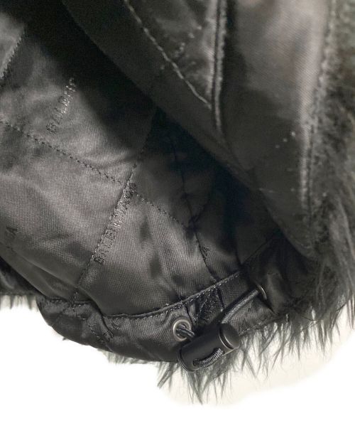 BALENCIAGA（バレンシアガ）BALENCIAGA (バレンシアガ) ZIP UP FAKEFUR JACKET ブラック サイズ:SIZE 44の古着・服飾アイテム