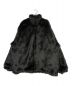 BALENCIAGA（バレンシアガ）の古着「ZIP UP FAKEFUR JACKET」｜ブラック