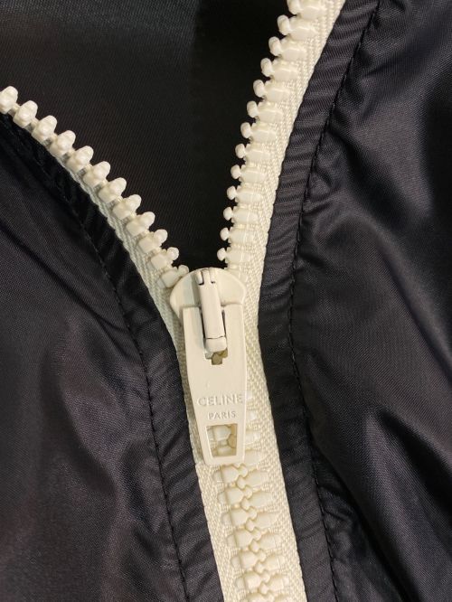 CELINE（セリーヌ）CELINE (セリーヌ) 22SS レオパードナイロンジャケット ブラック サイズ:44の古着・服飾アイテム