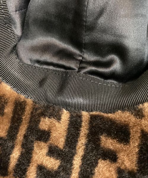 FENDI（フェンディ）FENDI (フェンディ) ズッカ柄バケットハット ブラウン サイズ:57cmの古着・服飾アイテム