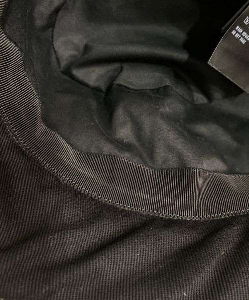 PRADA（プラダ）PRADA (プラダ) パイルバケットハット ブラック サイズ:Mの古着・服飾アイテム