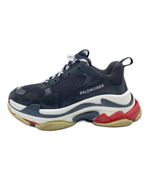 BALENCIAGA（バレンシアガ）BALENCIAGA (バレンシアガ) TRIPLE S TRAINERS  ブラック サイズ:40 / 26.5cm (US8.5)の古着・服飾アイテム