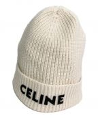 CELINEセリーヌ）の古着「ニットキャップ」｜ホワイト