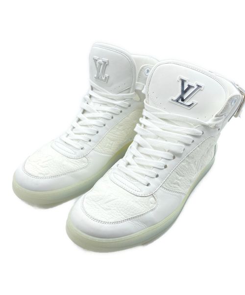 LOUIS VUITTON（ルイ ヴィトン）LOUIS VUITTON (ルイ ヴィトン) リヴォリライン ハイカットスニーカー ホワイト サイズ:7 1/2の古着・服飾アイテム