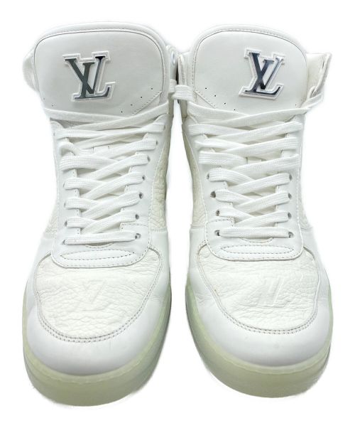LOUIS VUITTON（ルイ ヴィトン）LOUIS VUITTON (ルイ ヴィトン) リヴォリライン ハイカットスニーカー ホワイト サイズ:7 1/2の古着・服飾アイテム