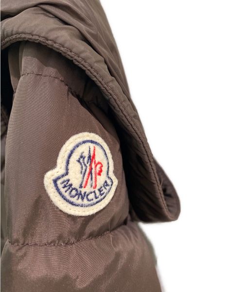 MONCLER（モンクレール）MONCLER (モンクレール) ADOXAダウンコート ブラウンの古着・服飾アイテム