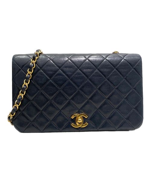 CHANEL（シャネル）CHANEL (シャネル) シングルフラップマトラッセ ブラックの古着・服飾アイテム
