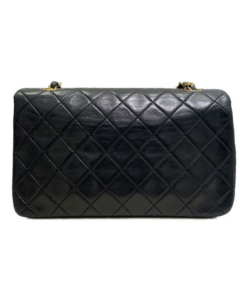 CHANEL（シャネル）CHANEL (シャネル) シングルフラップマトラッセ ブラックの古着・服飾アイテム