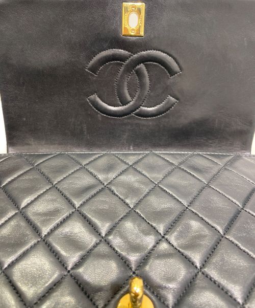 CHANEL（シャネル）CHANEL (シャネル) シングルフラップマトラッセ ブラックの古着・服飾アイテム