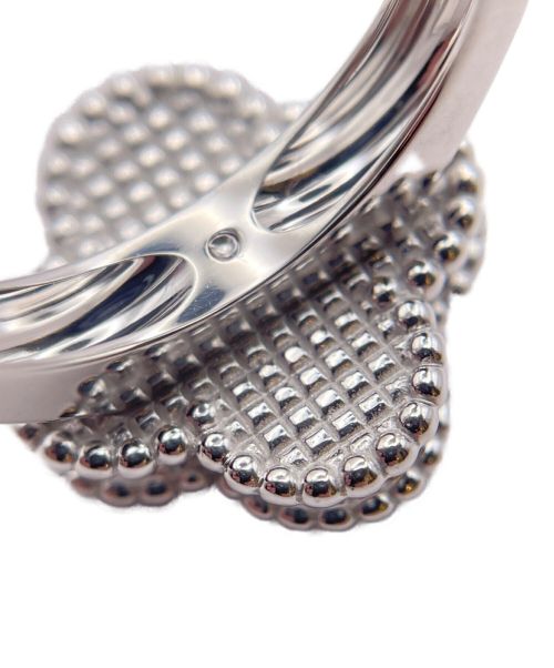 VAN CLEEF & ARPELS（ヴァンクリーフ＆アーペル）VAN CLEEF & ARPELS (ヴァンクリーフ＆アーペル) ヴィンテージアルハンブラ シェル1Pダイヤモンドリング サイズ:ヴィンテージ/50の古着・服飾アイテム