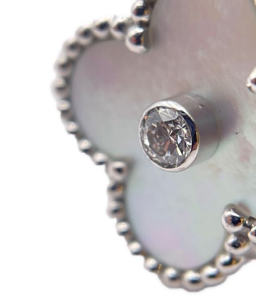 VAN CLEEF & ARPELS（ヴァンクリーフ＆アーペル）VAN CLEEF & ARPELS (ヴァンクリーフ＆アーペル) ヴィンテージアルハンブラ シェル1Pダイヤモンドリング サイズ:ヴィンテージ/50の古着・服飾アイテム