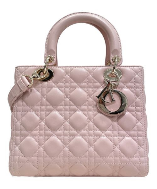 Christian Dior（クリスチャン ディオール）Christian Dior (クリスチャン ディオール) レディディオール ピンク サイズ:ミディアムの古着・服飾アイテム