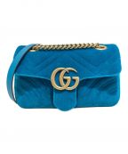 GUCCIグッチ）の古着「GGマーモント」｜ブルー