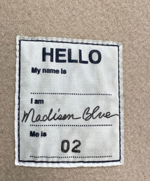 MADISON BLUE（マディソンブルー）MADISON BLUE (マディソンブルー)  PEARL チェスターコート ベージュ サイズ:02の古着・服飾アイテム