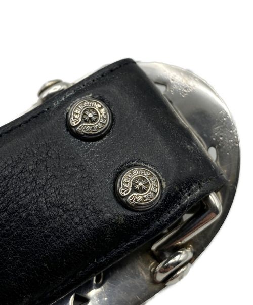 CHROME HEARTS（クロムハーツ）CHROME HEARTS (クロムハーツ) クラシックオーバルクロス ベルト ブラック サイズ:SIZE 32の古着・服飾アイテム