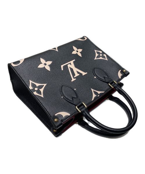 LOUIS VUITTON（ルイ ヴィトン）LOUIS VUITTON (ルイ ヴィトン) オンザゴーPM ブラック×ホワイト サイズ:PMの古着・服飾アイテム
