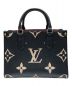 LOUIS VUITTON (ルイ ヴィトン) オンザゴーPM ブラック×ホワイト サイズ:PM：298000円