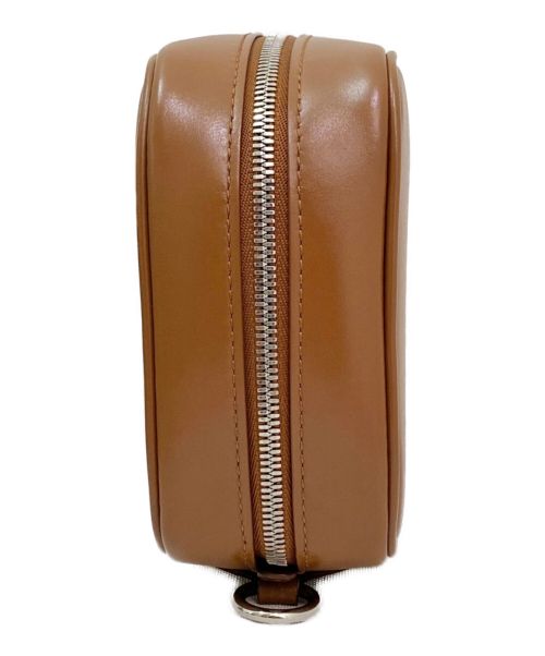 JIL SANDER（ジルサンダー）JIL SANDER (ジルサンダー) ショルダーポーチ ブラウンの古着・服飾アイテム