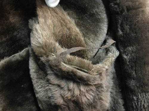 EMMETI（エンメティ）EMMETI (エンメティ) ハーフムートンコート ブラウン サイズ:48の古着・服飾アイテム