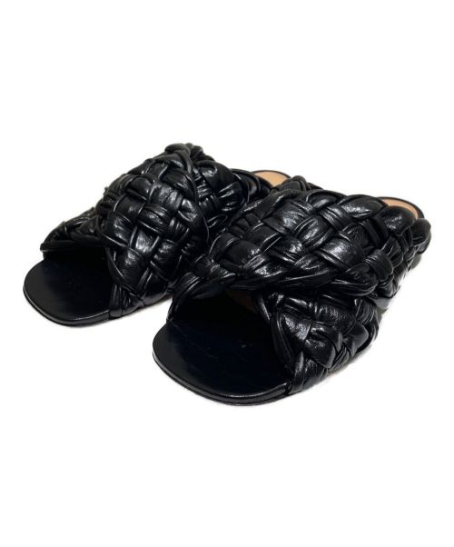 BOTTEGA VENETA（ボッテガベネタ）BOTTEGA VENETA (ボッテガベネタ) ザ・ボードサンダル ブラック サイズ:23.5の古着・服飾アイテム