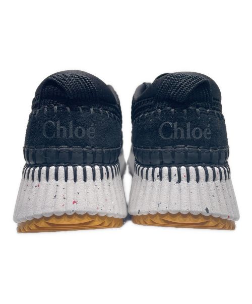 Chloe（クロエ）Chloe (クロエ) ''NAMA'' SNEAKERS ホワイト×ブラック サイズ:37の古着・服飾アイテム