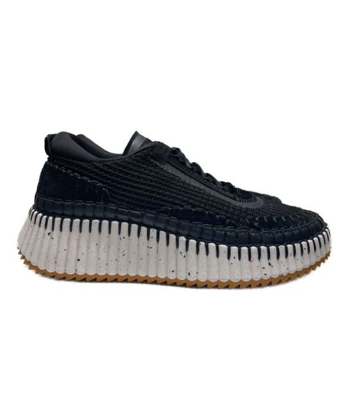 Chloe（クロエ）Chloe (クロエ) ''NAMA'' SNEAKERS ホワイト×ブラック サイズ:37の古着・服飾アイテム
