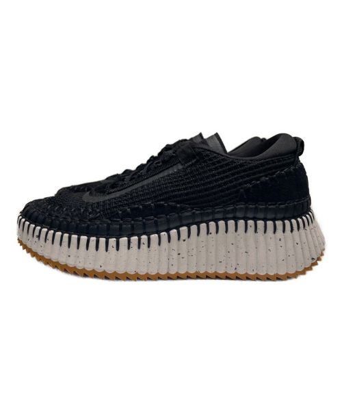 Chloe（クロエ）Chloe (クロエ) NAMA SNEAKERS ホワイト×ブラック サイズ:37の古着・服飾アイテム