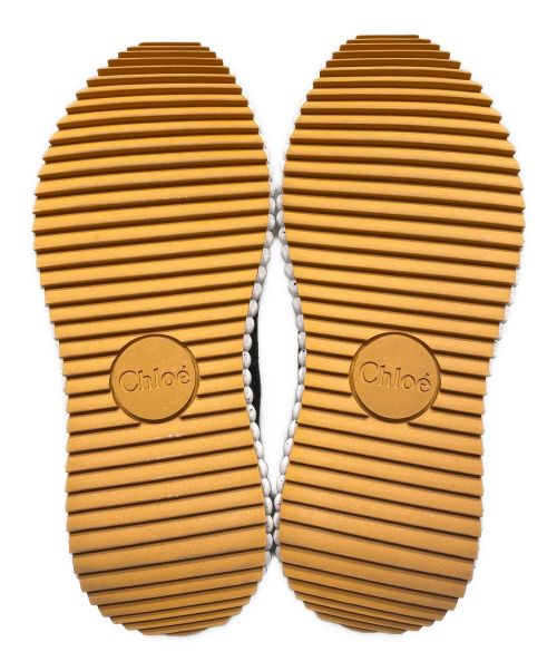 Chloe（クロエ）Chloe (クロエ) NAMA SNEAKERS ホワイト×ブラック サイズ:37の古着・服飾アイテム
