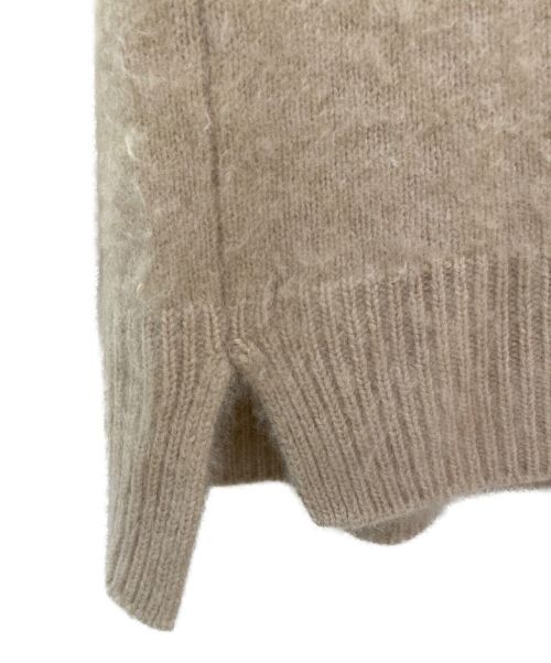 CHAOS（カオス）CHAOS (カオス) カシミヤシャギーニット ベージュ サイズ:Fの古着・服飾アイテム