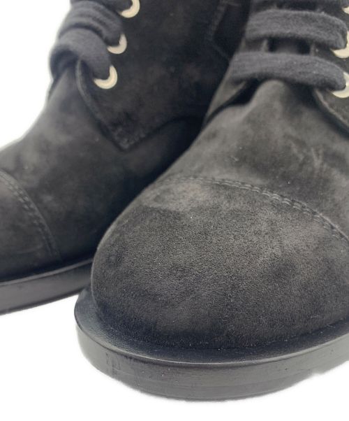 CHANEL（シャネル）CHANEL (シャネル) レースアップブーツ ブラック サイズ:37Cの古着・服飾アイテム