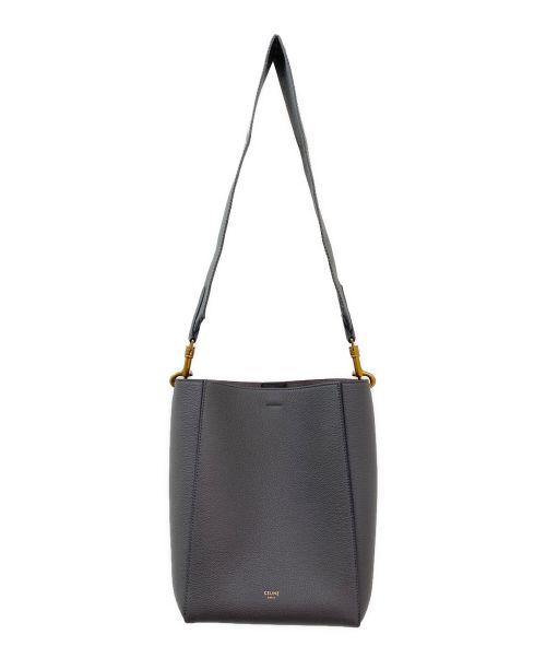 CELINE（セリーヌ）CELINE (セリーヌ) サングルバケット スモール グレー サイズ:スモールの古着・服飾アイテム