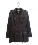 BURBERRYバーバリー）の古着「チェルシーショートトレンチコート」｜ブラック