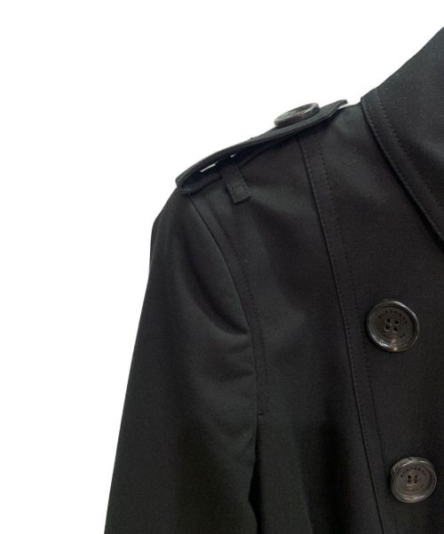 BURBERRY（バーバリー）BURBERRY (バーバリー) チェルシーショートトレンチコート ブラック サイズ:38 未使用品の古着・服飾アイテム