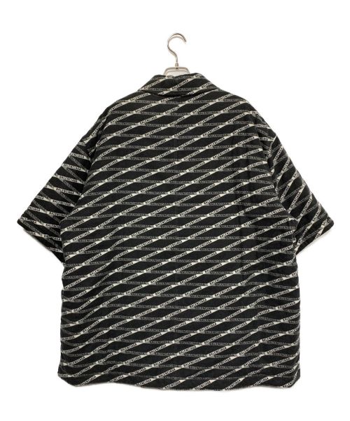 BALENCIAGA（バレンシアガ）BALENCIAGA (バレンシアガ) オールオーバー パデッドフリースシャツ ブラック サイズ:SIZE 42の古着・服飾アイテム