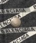 中古・古着 BALENCIAGA (バレンシアガ) オールオーバー パデッドフリースシャツ ブラック サイズ:SIZE 42：49800円
