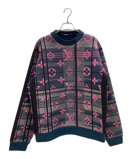 LOUIS VUITTON（ルイ ヴィトン）LOUIS VUITTON (ルイ ヴィトン) モノグラムジャガードスウェット マルチカラー サイズ:Mの古着・服飾アイテム