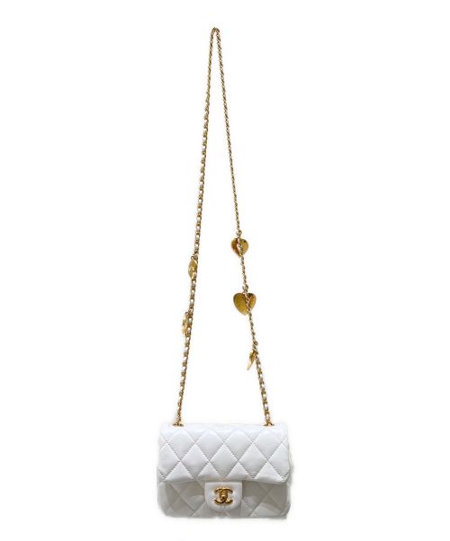 CHANEL（シャネル）CHANEL (シャネル) ミニマトラッセ ホワイト サイズ:ミニの古着・服飾アイテム