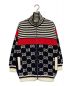 GUCCI（グッチ）の古着「GGパターン ボーダー ジップアップカーディガン」