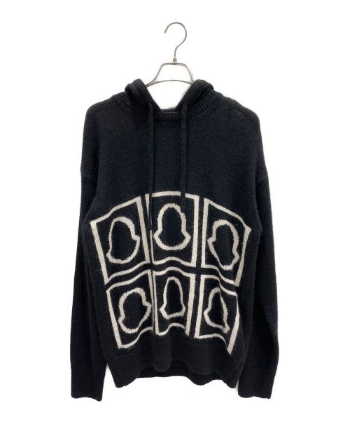MONCLER（モンクレール）MONCLER (モンクレール) GIROCOLLO CON CAPPUCCIO ブラック サイズ:XLの古着・服飾アイテム