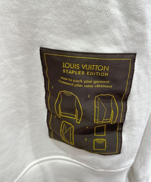 LOUIS VUITTON（ルイ ヴィトン）LOUIS VUITTON (ルイ ヴィトン) PUTCH DNA SWEAT CREW アイボリー サイズ:Sの古着・服飾アイテム