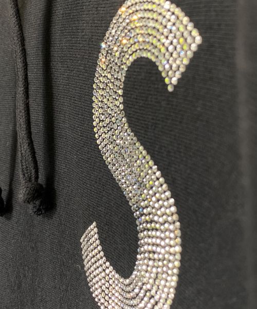 SUPREME（シュプリーム）SUPREME (シュプリーム) S Logo Hooded Sweatshirt ブラック サイズ:Lの古着・服飾アイテム