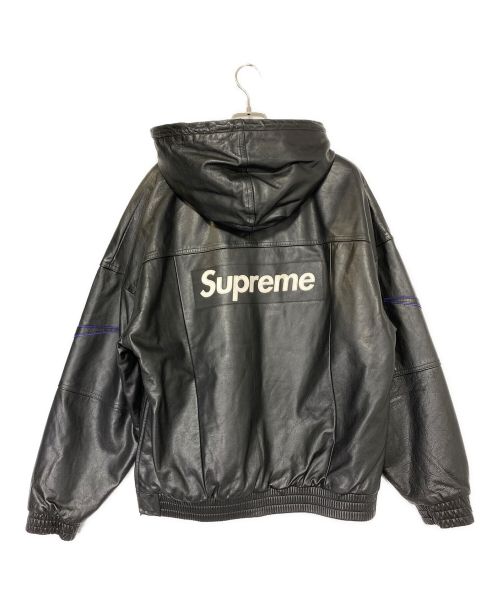 SUPREME（シュプリーム）SUPREME (シュプリーム) NIKE (ナイキ) Leather Anorak ブラック サイズ:Mの古着・服飾アイテム