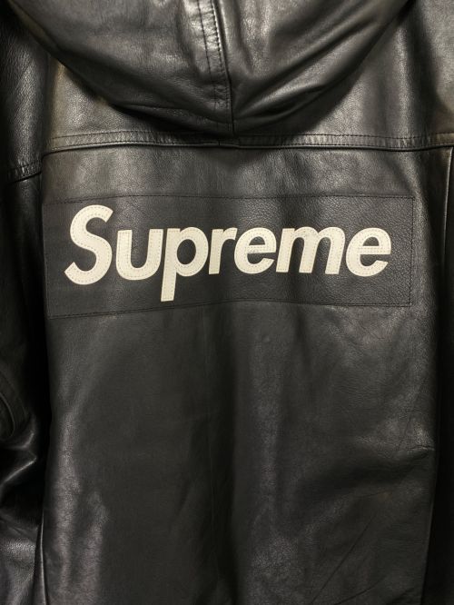 SUPREME（シュプリーム）SUPREME (シュプリーム) NIKE (ナイキ) Leather Anorak ブラック サイズ:Mの古着・服飾アイテム