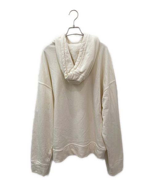 JIL SANDER+（ジルサンダープラス）JIL SANDER+ (ジルサンダープラス) オーバーサイズパーカー アイボリー サイズ:Lの古着・服飾アイテム