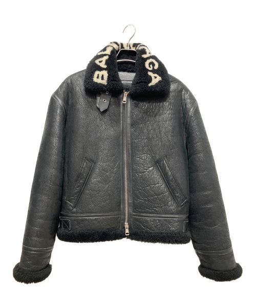 BALENCIAGA（バレンシアガ）BALENCIAGA (バレンシアガ) Shearling Bombadier ブラック サイズ:44の古着・服飾アイテム